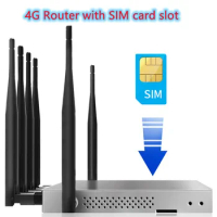 Huastlink 1200Mbps 2.4GHz/5GHz USB 3.0 Port 3G 4G Router With SIM Card Slot Access Point openWRT WiFi Router Gigabit Support VPN