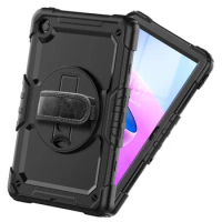 Shoulder Strap 360 Rotation PC Silicone Shockproof Cover For Lenovo Tab M10 Plus 3rd Gen Case Tablet Cover Lenovo Tab M10 Plus