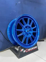 Velg warna Biru HSR Ende R15 jari jari untuk mobil Brio - Pelek Ring 15 Blue Mobilio - bisa tukar ta