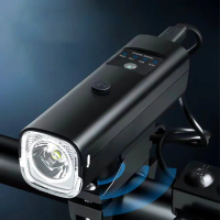 【QLZHS】LED自行車德規頭燈 防水自行車燈 120分貝自行車警示喇叭 腳踏車燈 單車前燈