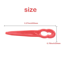 ใบมีดพลาสติกเปลี่ยน, 100 ชิ้น, อุปกรณ์เสริม, สำหรับ STIHL Polycut 2-2, FSA 45, เครื่องตัดหญ้า, เครื่
