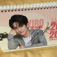 signed Chen Qing Ling YIBO autographed The Untamed Desk calendar 2020