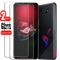 2PCS FOR ASUS ROG Phone 5S Pro 5 Ultimate Smartphone HD Tempered Glass Protective On ZS673KS I005DB I005DA Screen Protector Film