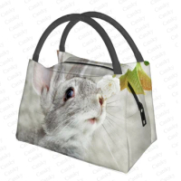 rabbit animal Portable Aluminum Film Thermal Insulation Refrigerated Lunch Bag Travel Thermal Insulation Portable Lunch Bag