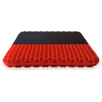 Gel Seat Cushion Double Thick Gel Cushion, Red Car Seat Cover Non-Slip Cover For Mercedes-Benz For Golf For Skoda For IX35