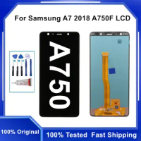 6.0'' Super AMOLED For Samsung Galaxy A7 2018 A750 SM-A750F A750F LCD Display Touch Screen Assembly Replacement For Samsung A750