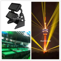 8lot Building led dmx light outdoor decoration led city color light 72x10w 10w rgbw led wall washer ip65