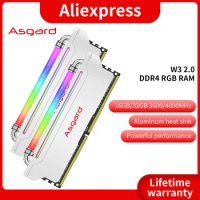 Asgard 2.0 W3 RGB RAM DDR4 3600mhz CL14 16GB 4000mhz CL16 RAM Memory DDR4 4000mhz Dual Channel DIMM Desktop Memory 16gb RAM
