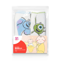 【mamaway 媽媽餵】迪士尼系列蠶寶寶包巾組-2入(共3色)