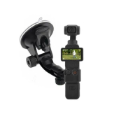 Gimbal Car Bracket Car Suction Cup Stable Mount Holder with Adapter Clip for DJI Pocket 3 Osmo Pocket 1/ 2 Camera Accessories