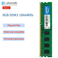 Latumab Memoria RAM DDR3 8GB 16GB 2x4 2x8GB Kit 1866MHz 1600 1333MHz Desktop RAM PC3-12800 14900 1.5V DIMM 240Pin DDR3 PC Memory