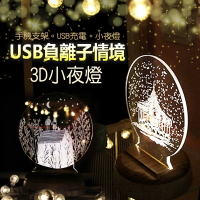 USB負離子情境3D小夜燈