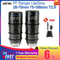 Venus Optics Laowa FF Ranger LiteGrey 28-75mm T2.9 75-180mm Professional Cinema Lenses Full Frame Cine Zoom Lens for PL EF Mount
