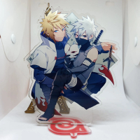 Figure Akrilik Stand Standee Minato Kakashi Naruto