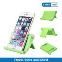 Universal Plastic Foldable Desk Holder Stand for IPhone 14 13 12 Huawei Xiaomi Mi 9 Mobile Phone Tablet Desktop Holder