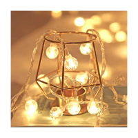 聖誕佈置防水造型LED球燈300cm20燈1組(布置 銅線燈 圓球燈 裝飾燈 聖誕節佈置 聖誕 交換禮物)