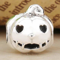 Original Openwork Lantern Halloween Pumpkin Beads Fit 925 Sterling Silver Bead Charm Bracelet Bangle DIY Jewelry