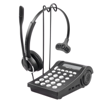電話機 有線電話 室內電話 貝恩BN220耳機電話機 話務員呼叫中心客服 外呼電銷 耳麥電話座機 全館免運