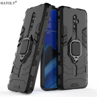 For OPPO Reno2 Z Case Cover For Reno 2Z Protective Case Finger Ring Armor Back Shell Coque Hard Phone Case For OPPO Reno 2 Z