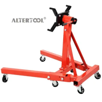 Best selling A Frame Solid Steel Engine Stand 2000lb Stand Stable 360 Rotate Degree Head Car Engine Stand with 6 Wheels
