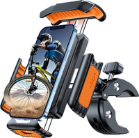 【日本代購】DesertWest 手機支架 登山自行車 重型機車 強力固定&amp;角度自由調節 4-6.9吋對應機型 (耐震款)