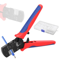 YE-013BR Portable Electrical Terminals Crimping Plier Tool Electronics Pressing Connector Terminals Hand Clamp Tool Set