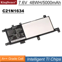 KingSener C21N1634 Laptop Battery for ASUS A580U X580U X580B A542U R542U R542UR X542U V587U FL5900L FL8000U 7.6V 38WH