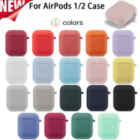 Case For Apple Airpods 2 / 1 Case earphone accessories Bluetooth headset silicone Apple Air Pod 2 cover airpods 2 case