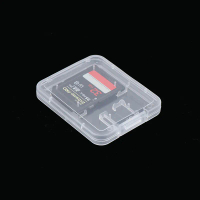 10PCS SD หน่วยความจำการ์ดจัดเก็บข้อมูลพลาสติกโปร่งใส TF SIM CARS CASE ที่เก็บเคส SDHC MMC XD CF CARD