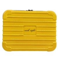 Week Eight for Brompton/Birdy 11 Inch Bike Bag Folding Bicycle Accessories Front Bag Mini Storage Box with Connector,Yellow