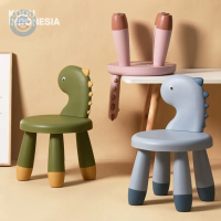 lingtkshop1 KURSI Anak DINO Kursi Belajar Anak-anak dengan Senderan Bangku Kecil Dinosaurus Kids Cha