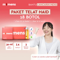 momens | PAKET TELAT HAID - Isi 18 Botol | Lancar Haid, Anti Nyeri Haid, Pereda Nyeri, Siklus Menstr