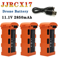 For JJRC X17 RC Drone Battery 11.1V 2850mAh Used For 8811 8811Pro ICAT6 Drone JJRC X17 Quadcopter Battery Original Battery Parts