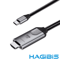 HAGiBiS海備思 Mac適用Type-C to HDMI 4K高畫質影音傳輸線