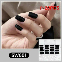 1~20PCS Nail Stickers Fine High Quality Durable Materials Natural Shiny Popular Nail Art Nail Decals Wear-resistant Easy To Use