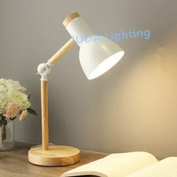 E27 Nordic Eye Table Lamp Wooden Book Light Study Bedroom Children Living room Lamp Reading Light LED Desk Lamp light
