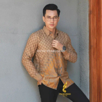 Baju Batik Pria Prabuseno Motif Yodhamas Ori Original Asli Reguler Fit Katun Print Printing Adem Tid
