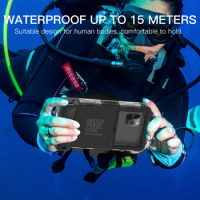 Professional Diving Case for Sony Xperia 10 1 II XA1 XA2 3 Ultra Plus XZ1 XZ2 XZ3 XZ Premium L4 Camera 15M Waterproof Full Cover