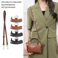 Bag Strap for Longchamp Mini Bags Adjustable Genuine Leather Shoulder Strap Free Punching Modification Bags Accessories