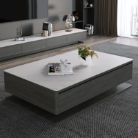 Italian Home Coffee Table Modern Living Room Unique Coffee Table Platform Sofa Rectangular White Topper Luxury Sehpa Room Decor