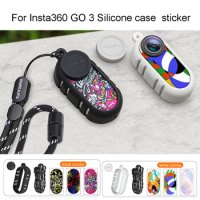 For Insta360 GO 3 Silicone Cover Sticker Color Decorative Accessories For Insta360 GO 3 Lens Protector