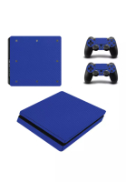 Blackbox PS4 Slim Carbon Skin Sticker For Sony PlayStation 4 Console and Controller PS4 Slim Skins Stickers Blue