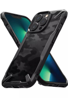 Ringke Ringke Fusion X iPhone 13 Pro Max Phone Case Camouflage Design Hard Back Heavy Duty Shockproof Advanced Protective TPU Bumper Phone Cover Camouflage Black