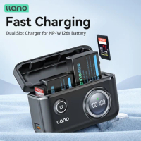 Llano CS005 FUJIFILM NP-W126 Camera Fast Charging Box is Suitable for XT30/XS10/XT20/XE4/XT3/X100V Battery Storage