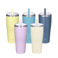 【ZOJIRUSHI 象印】不銹鋼真空吸管杯-890ml(SX-HA89H 保冰/環保杯/冰壩杯)