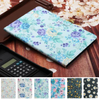 Cover For Lenovo Tab M10 FHD Plus Case 10 3 inch Flower Painted Stand Tablet For Lenovo Tab M10 Plus tb x606x x606f Case Funda