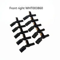 Qty 10ล้อ ABS หน้าขวา WHT003860เซนเซอร์ความเร็วสำหรับ Audi A1 A2 A3 S3 TT VW พัสสาทโปโลกอล์ฟ9N 6R Ib