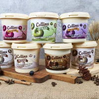 Collins Dip Glaze 1 kg Greentea Tiramisu Choco