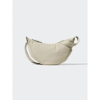 Uniqlo Round Mini Shoulder Bag (Water-Repellent) Tas Selempang Wanita One Size 32 BEIGE