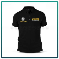 Polo T Shirt Sulam New Proton R3 Race Rally Research Limited Men's Motorsport Shirt Popular Cotton E
